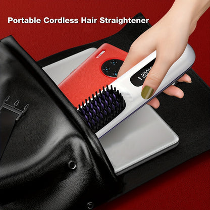 S7 Portable Cordless Hair Straightening Brush