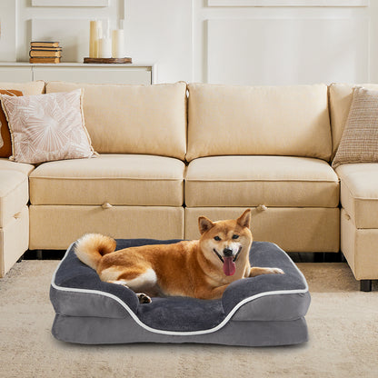 Memory Foam Pet Bed for Dogs & Cats