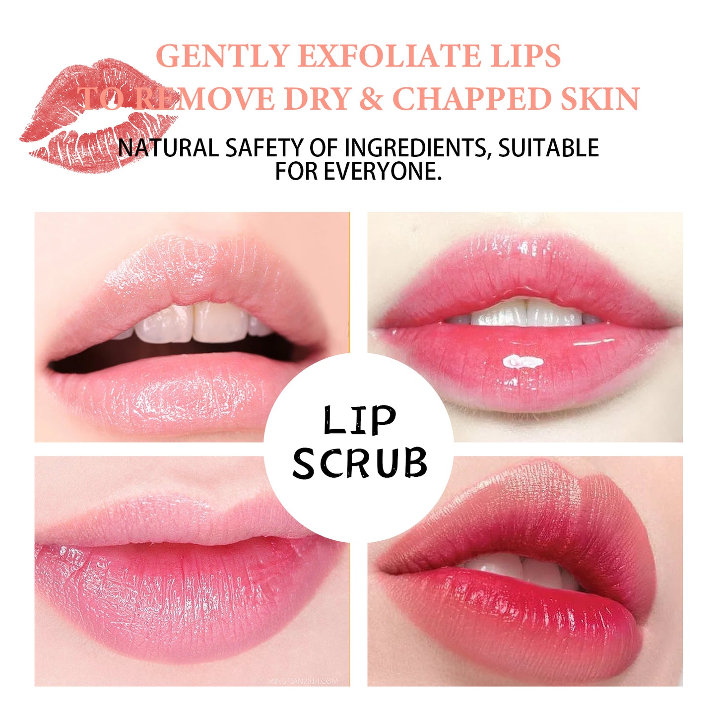 EELHOE Strawberry Lip Scrub