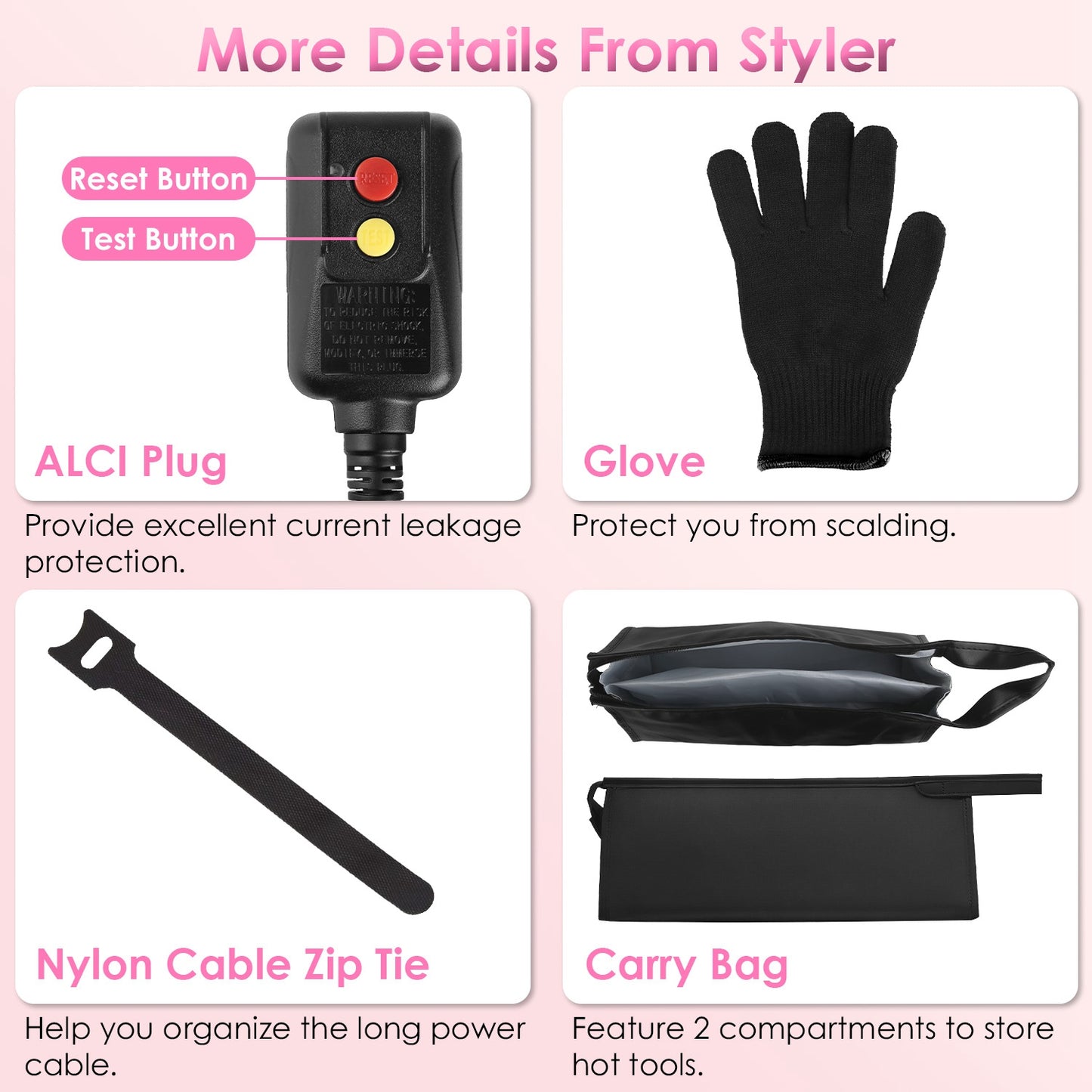 6-in-1 Hot Air Hair Styler Brush