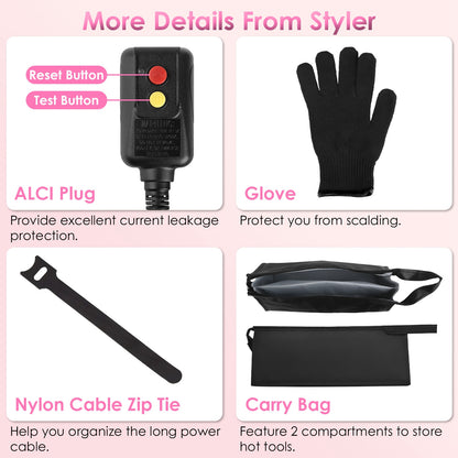 6-in-1 Hot Air Hair Styler Brush