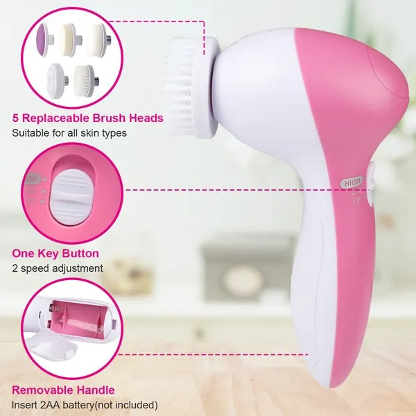 Waterproof Facial Cleansing Spin Brush
