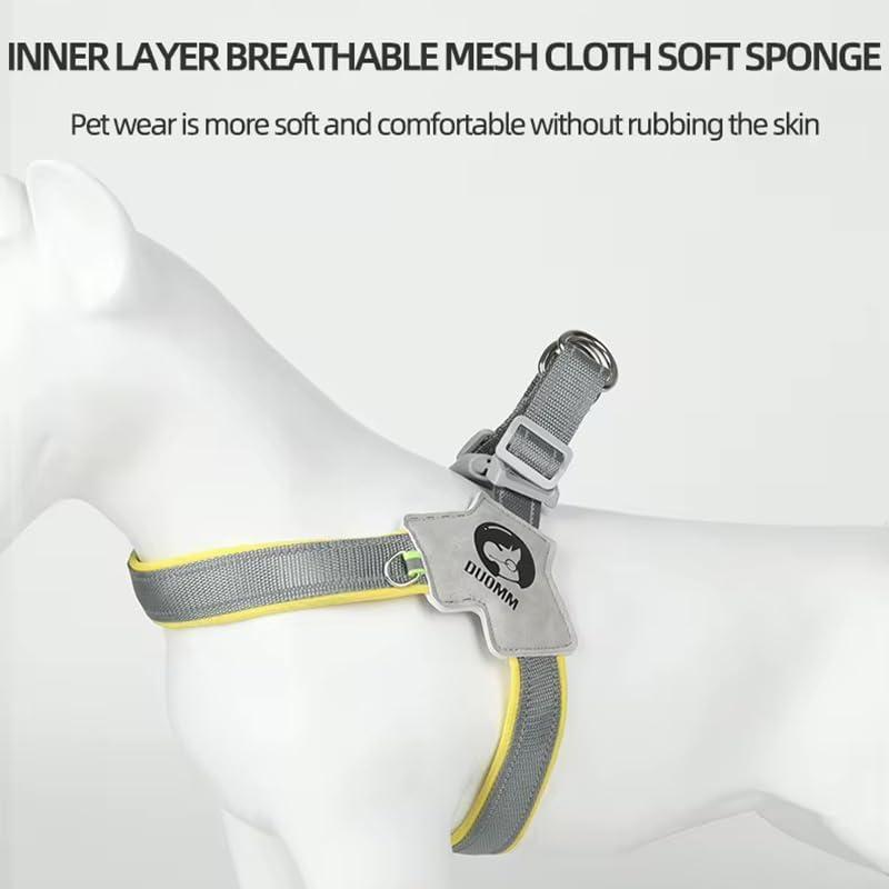Adjustable Reflective Pet Harness & Leash