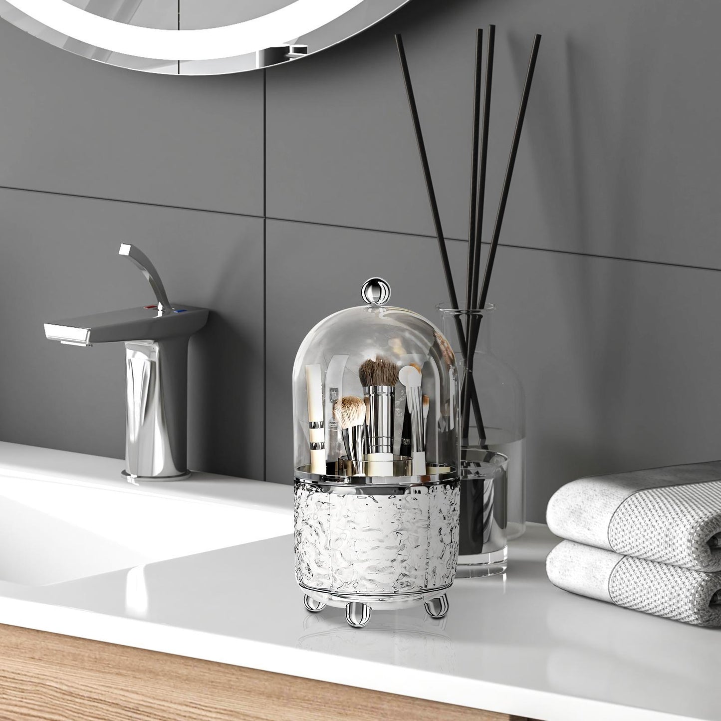 Large Capacity Makeup Brush Organizer