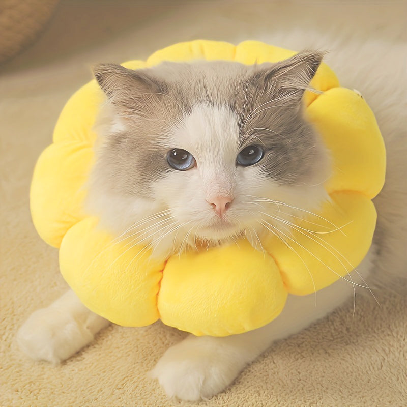 Sunflower Recovery Collar for Cats & Dogs