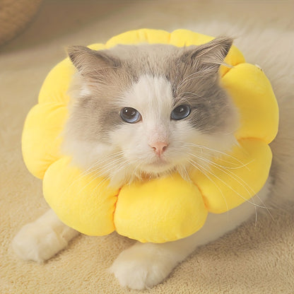 Sunflower Recovery Collar for Cats & Dogs