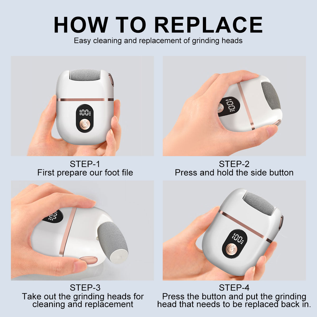 Electric Rechargeable Foot Callus Remover