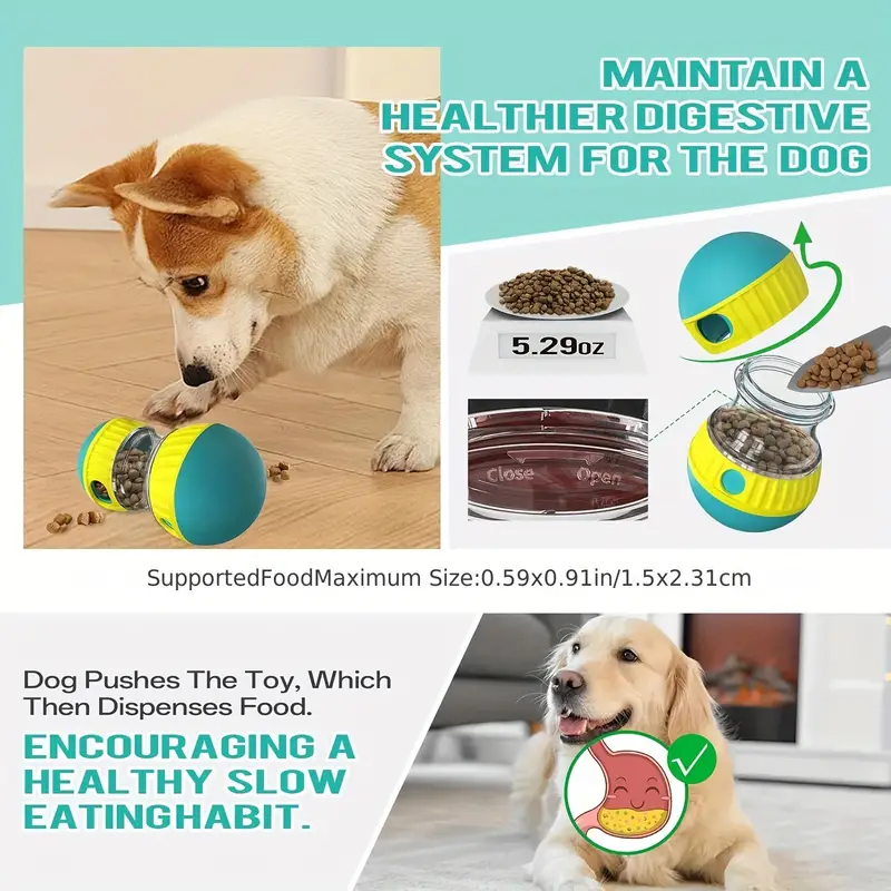 Adjustable Dog Treat Dispenser Toy
