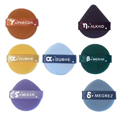 Seven-Star 7-Pack Makeup Puff Set
