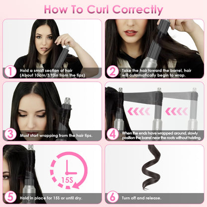 6-in-1 Hot Air Hair Styler Brush