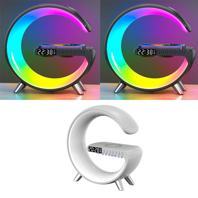 Intelligent G Shaped LED Lamp Bluetooth Wireless Speaker