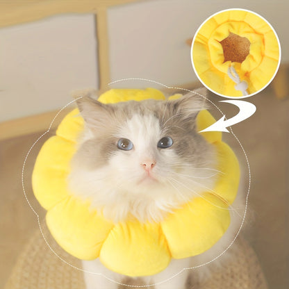 Sunflower Recovery Collar for Cats & Dogs