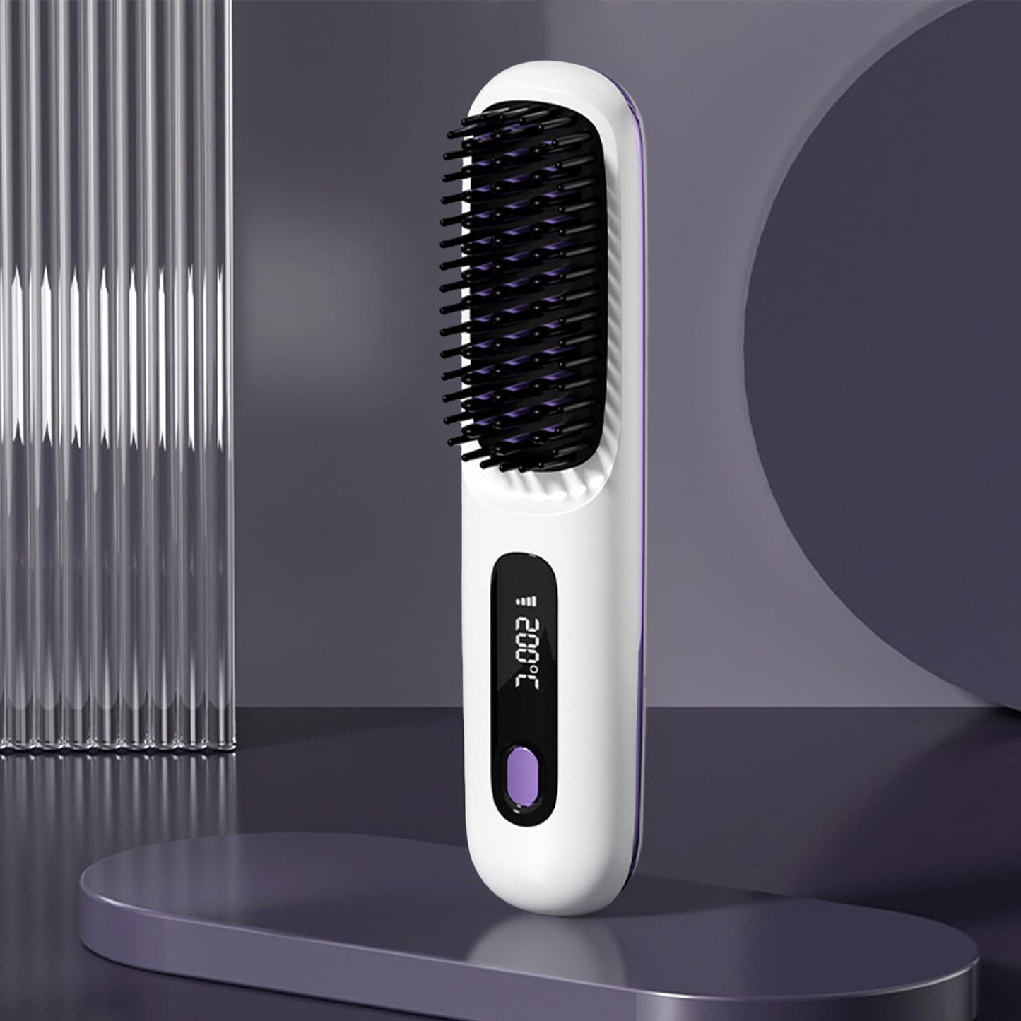 S7 Portable Cordless Hair Straightening Brush