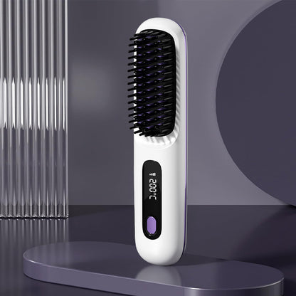S7 Portable Cordless Hair Straightening Brush