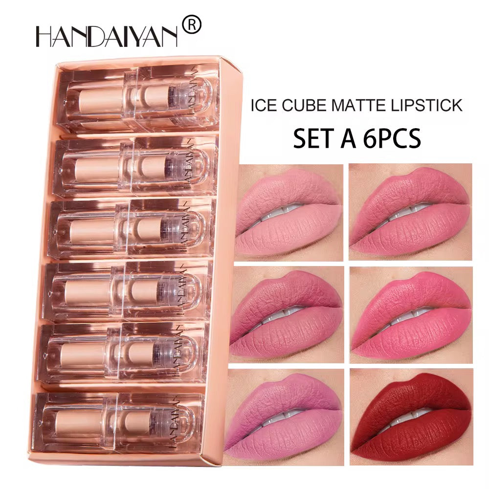 Ice Lipstick Set – 6 Pieces